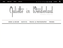 Tablet Screenshot of juliettecapuleti.com